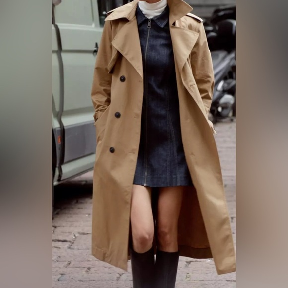 🔥🔥Zara Water Repellent trench coat(oversized) - Picture 12 of 13